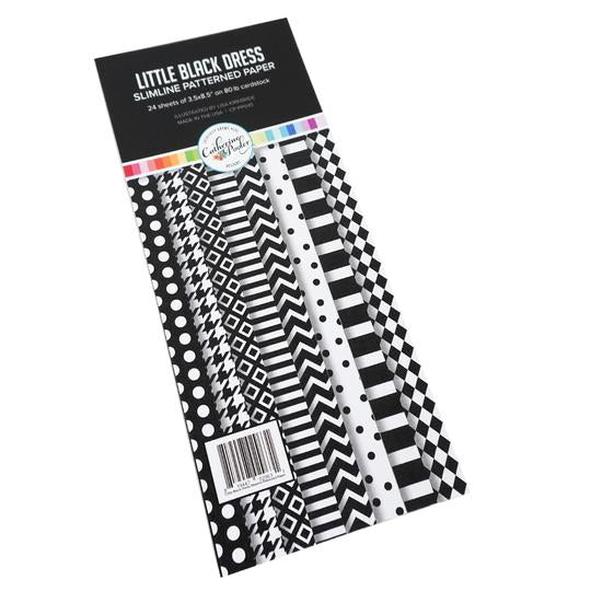 Papier à motifs Slimline Petite Robe Noire