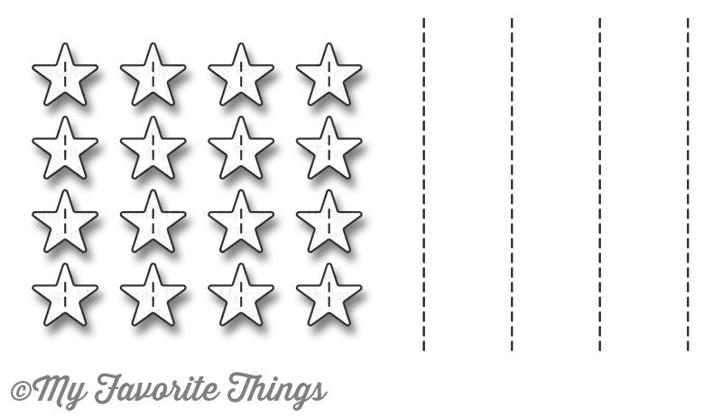Die-namics Stitched Star Grid*