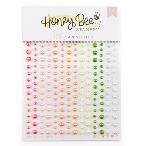 Pastel Pearls- Pearl Stickers - 210 Count