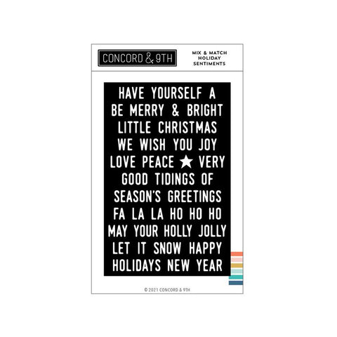 Mix & Match Holiday Sentiments (4x6)