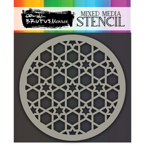 Mixed Media Stencil - CircleStar*