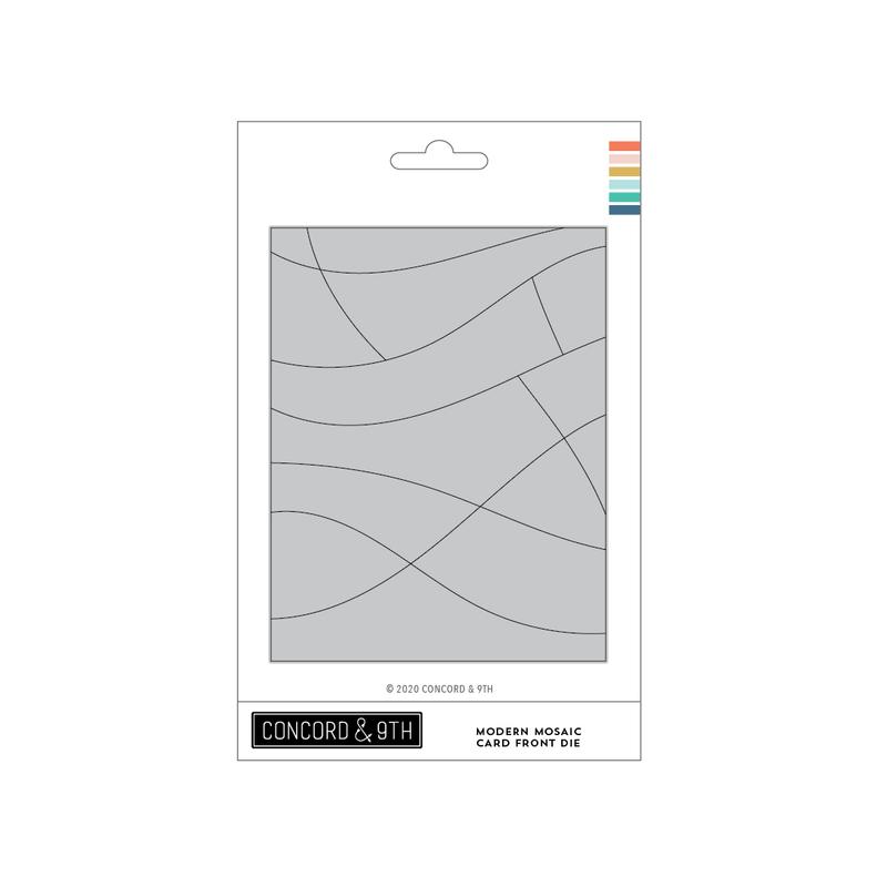 Matrices de façade de carte en mosaïque moderne