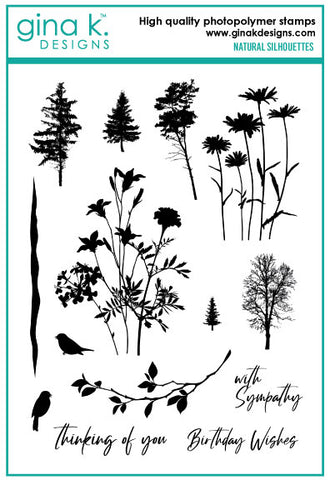 Natural Silhouettes Stamp Set