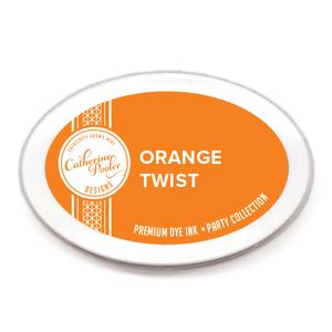Tampon encreur orange torsadé