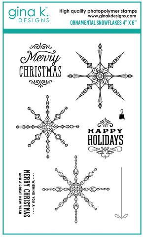 Ornamental Snowflakes - Mini Stamp Set