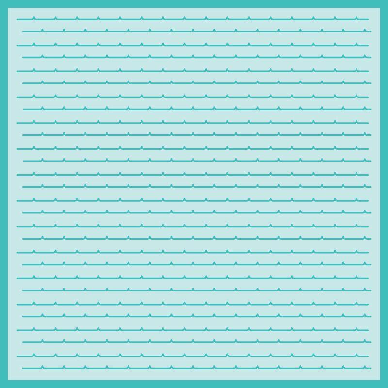 Square Shingles Background Stencil