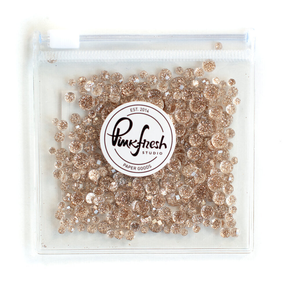 Gouttes de paillettes : Champagne