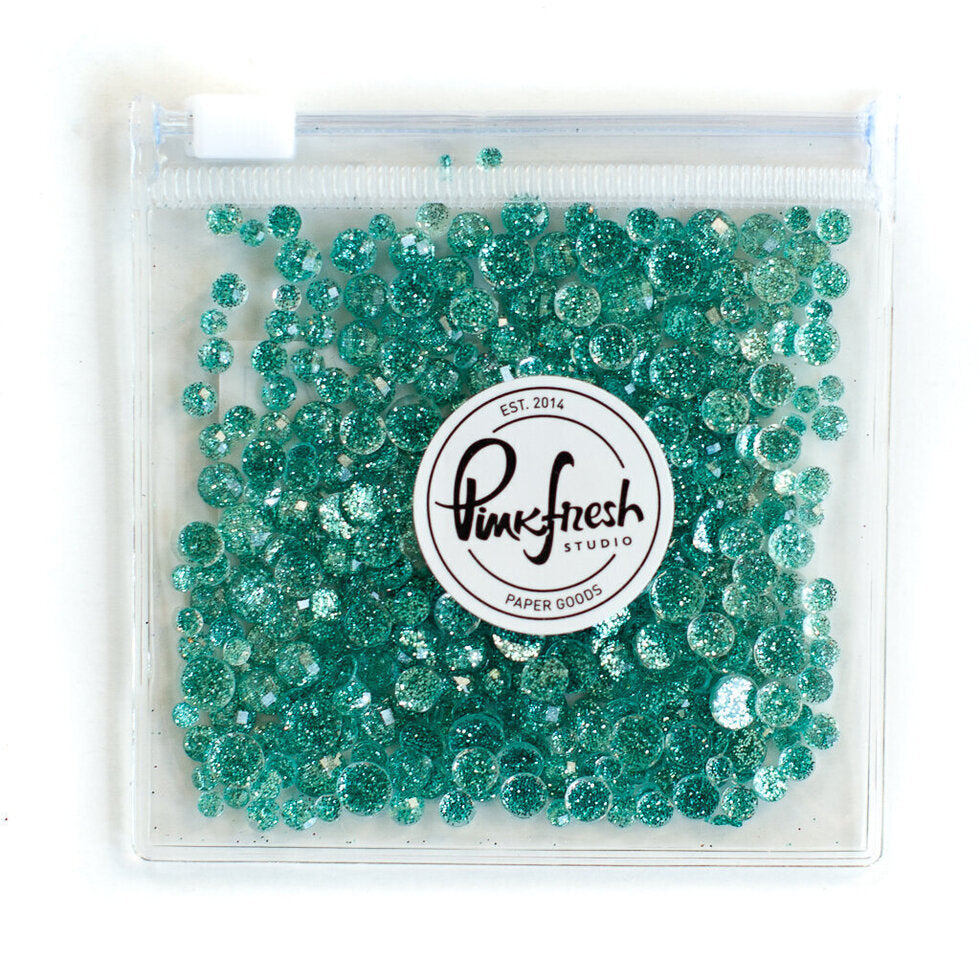 Gouttes de paillettes : Aqua