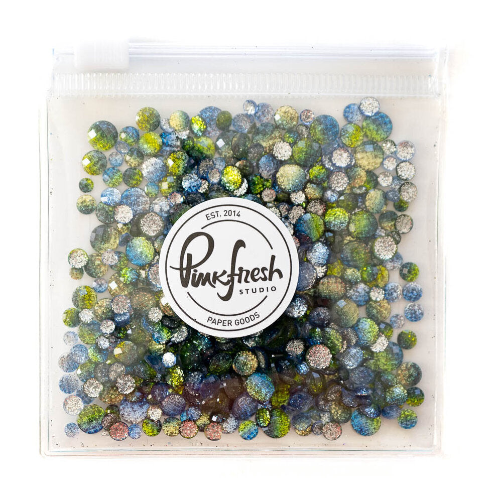Gouttes de paillettes ombrées : Forêt enchantée