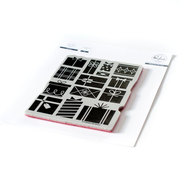 Gift Boxes cling stamp - RETIRING