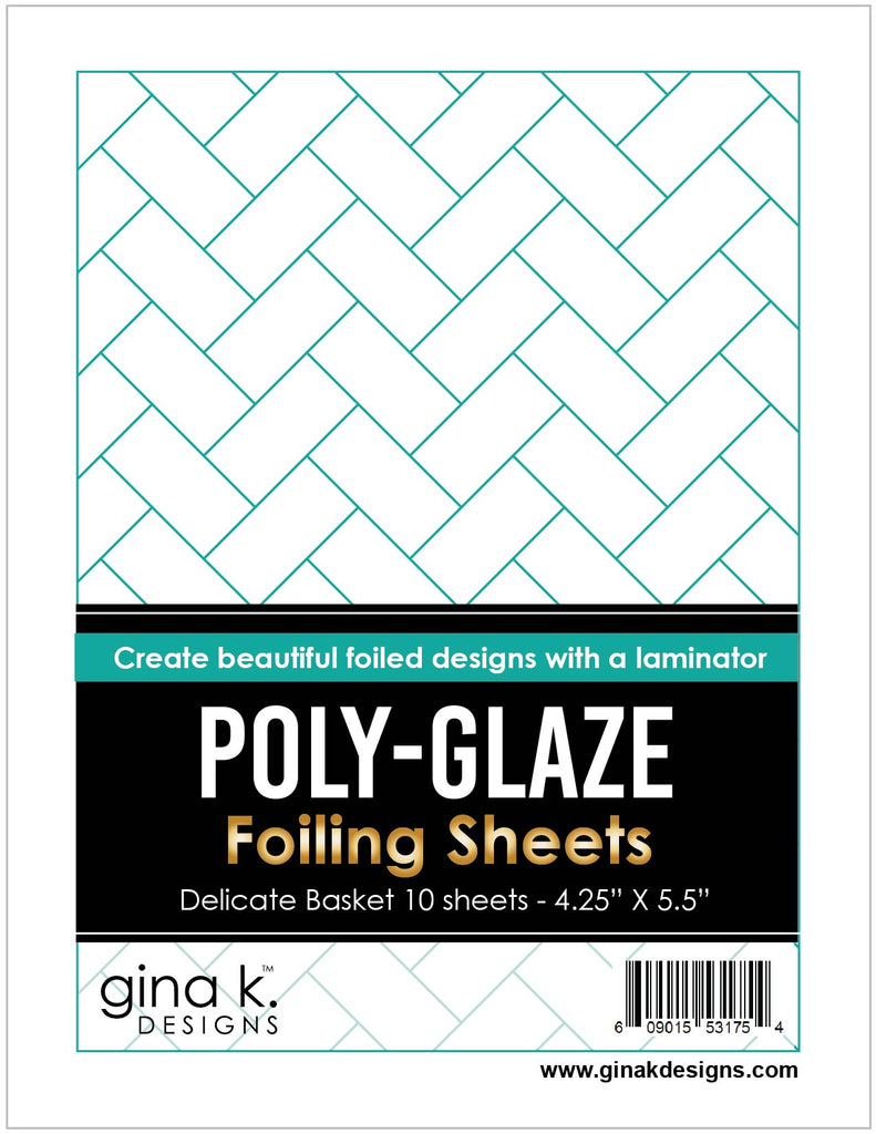 Feuilles d'aluminium Poly-Glaze - Panier délicat