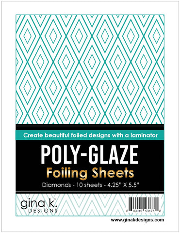 Poly-Glaze Foiling Sheets - Diamonds