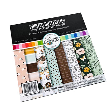 Painted Butterflies Patterned Paper - RETIRING