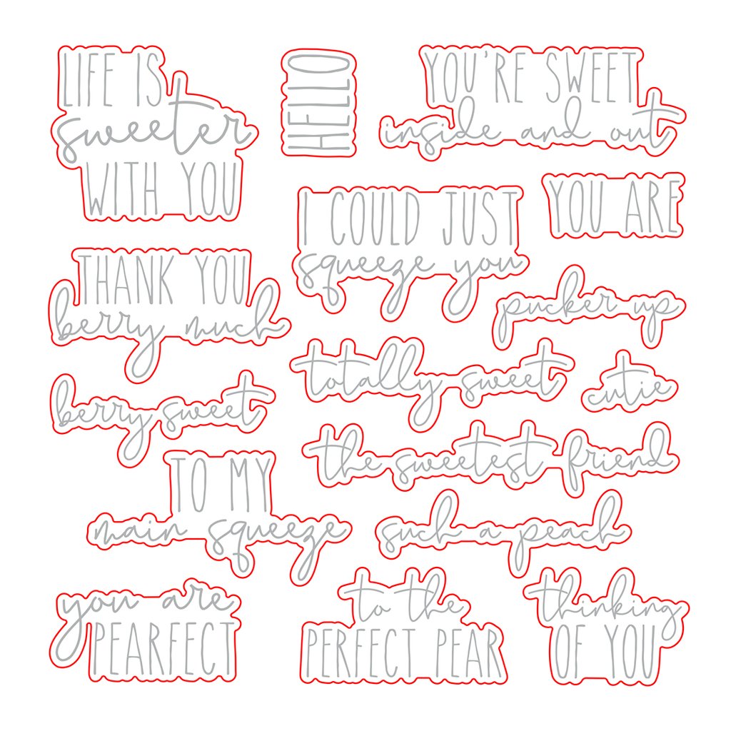 Coupes de miel Pearfect Sentiments