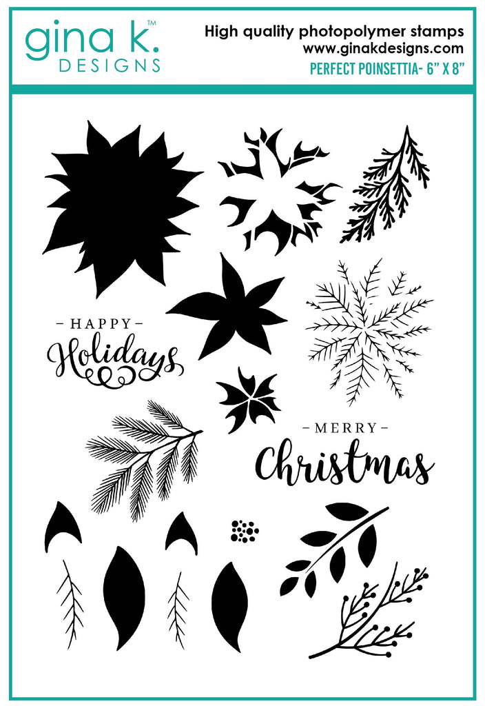 Perfect Poinsettia Stamp Set - RETIRING