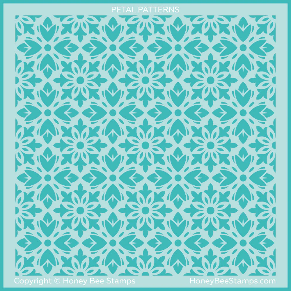 Petal Patterns| Background Stencil