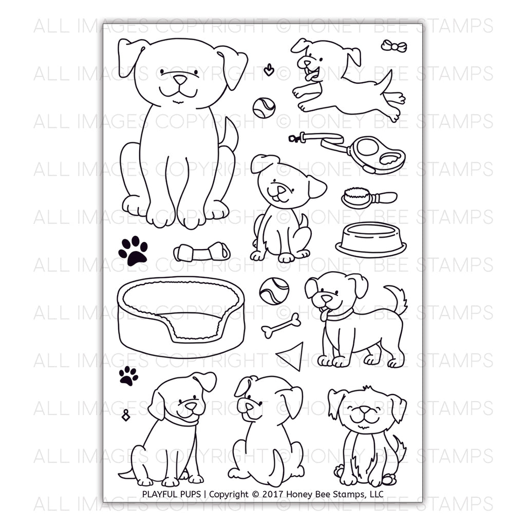 Playful Pups Stamp Set