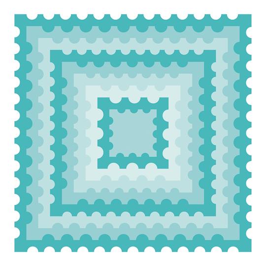 Carrés de timbre-poste Coupes de miel