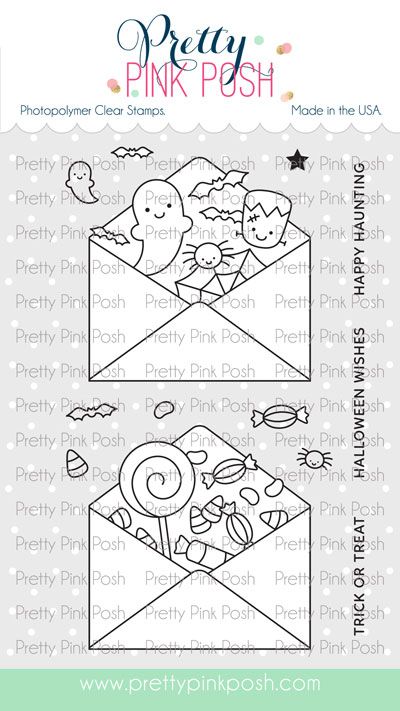 Set de tampons Enveloppes d'Halloween