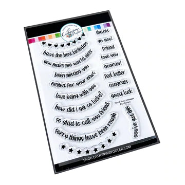 Ensemble de tampons Round About Messages