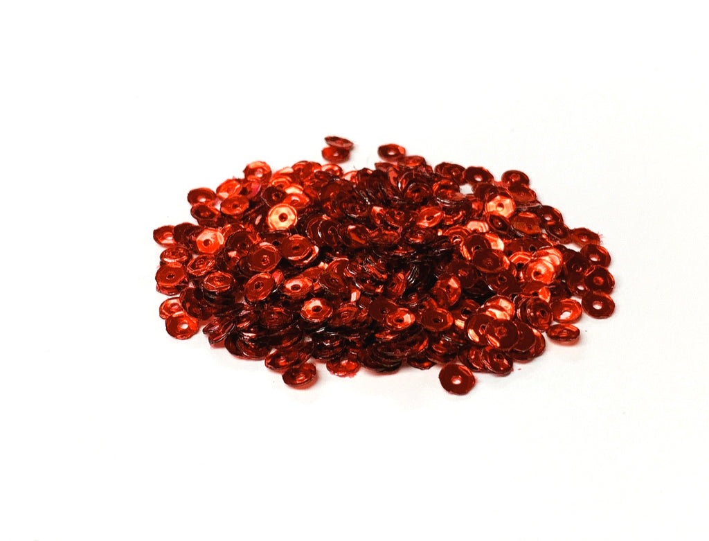 Paillettes - Chaussons Rubis