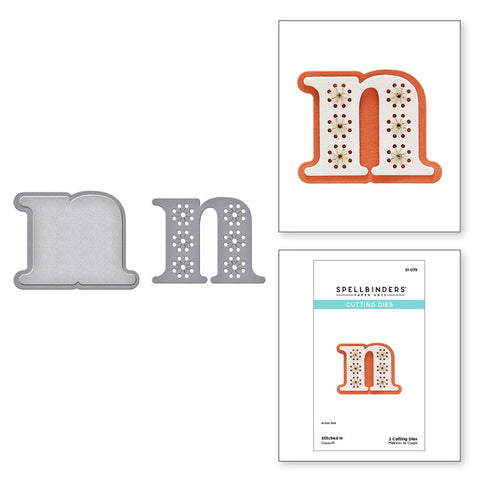 Matrices cousues et gravées de la collection Alphabet cousu