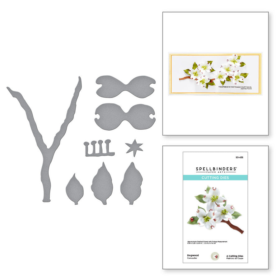 Dogwood Etched Dies from the Garden Favorites Collection by Susan Tierney-Cockburn