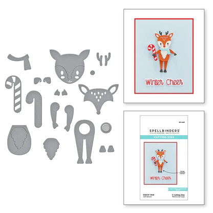 Matrices gravées Dancin' Deer de la collection Tinsel Time