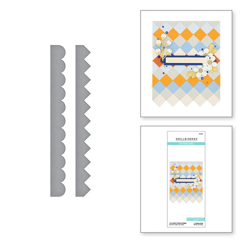 Matrices gravées Color Block Slimline Edges de la collection Color Block Background