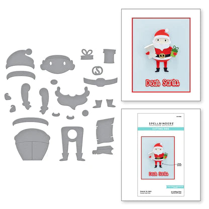 Matrices gravées Dancin' St. Nick de la collection Tinsel Time
