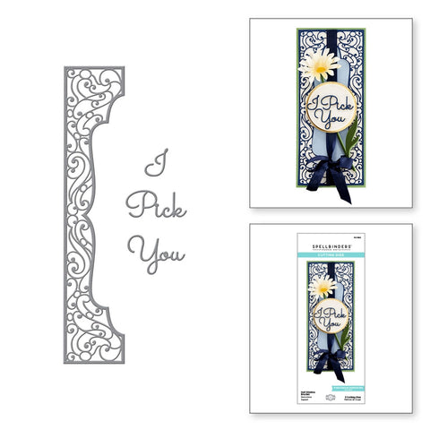 Matrices gravées avec support demi-mince de la collection Layered Fleur Bouquet Slimlines par Becca Feeken