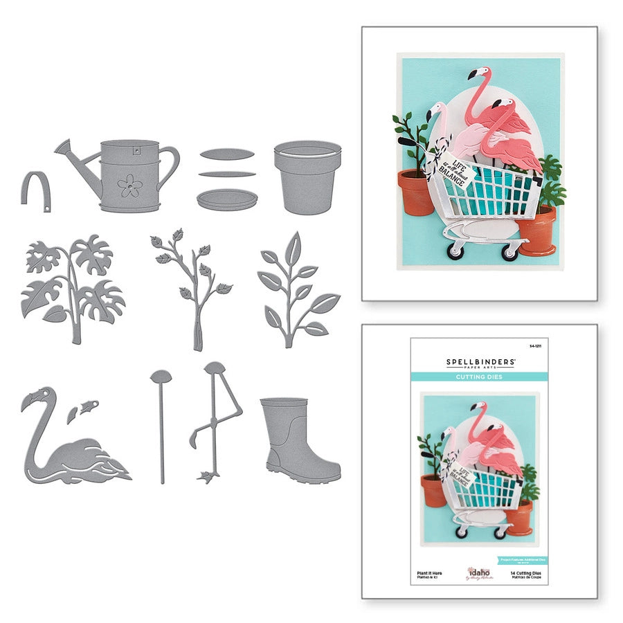 Plant it Here Etched Dies from the Add to Cart Too Collection by Becky Roberts