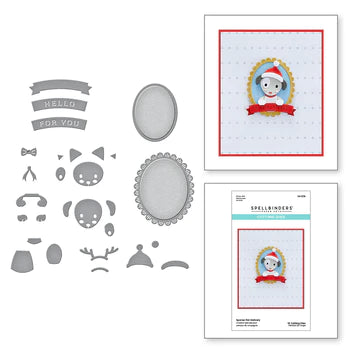 Matrices gravées spéciales pour livraison d'animaux de compagnie de la collection fermée Holiday Cheer