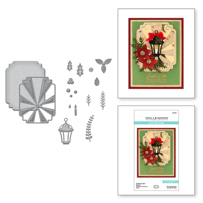 Holiday Label Motifs Etched Dies from Seasonal Label Motifs Collection by Becca Feeken