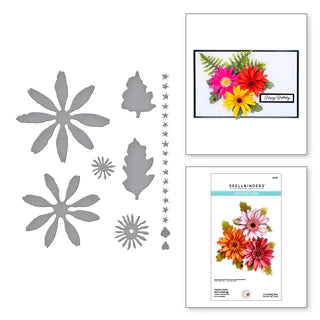 Matrices gravées Gerber Daisy et Ladybugs de la collection Painter's Garden par Susan Tierney-Cockburn