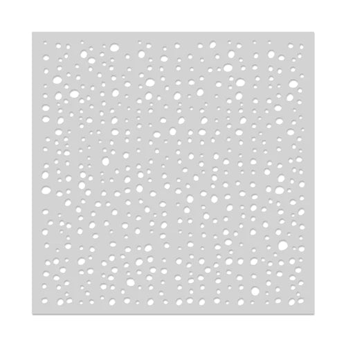Pochoir à pois saupoudrés