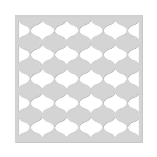 Pochoir de grille d’ornements