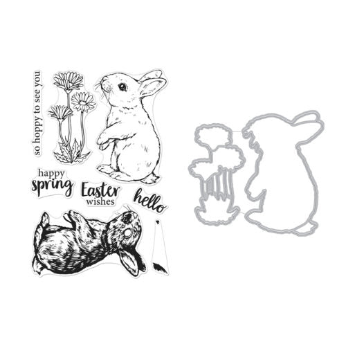 Lot de lapins superposés de couleurs