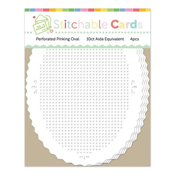Perforated Pinking Shapes - Oval*