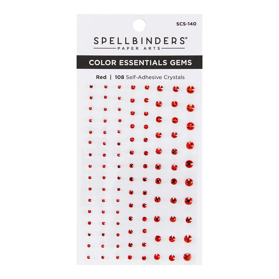 Gemmes essentielles de couleurs mélangées rouges
