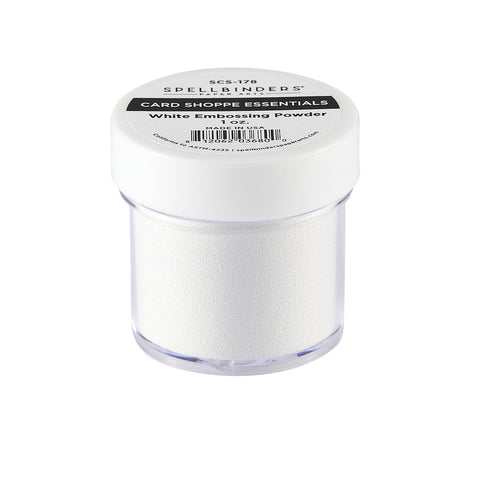 White Embossing Powder from the Card Shoppe Essentials Collection