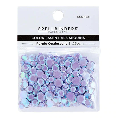 Purple Opalescent Faceted Sequins from the Card Shoppe Essentials Collection by Spellbinders