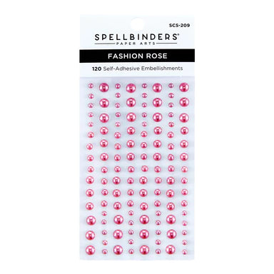 Fashion Rose Color Essentials Pearl Dots from the Color Essentials Collection by Spellbinders*