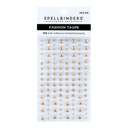 Points nacrés essentiels de couleur taupe à la mode