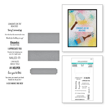 Ensemble de tampons et matrices A Cut Above the Rest Sentiments de la collection Toolbox Essentials par Nancy McCabe