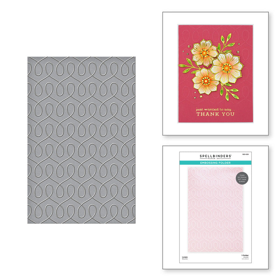 Dossier de gaufrage Loops de la collection Be Bold