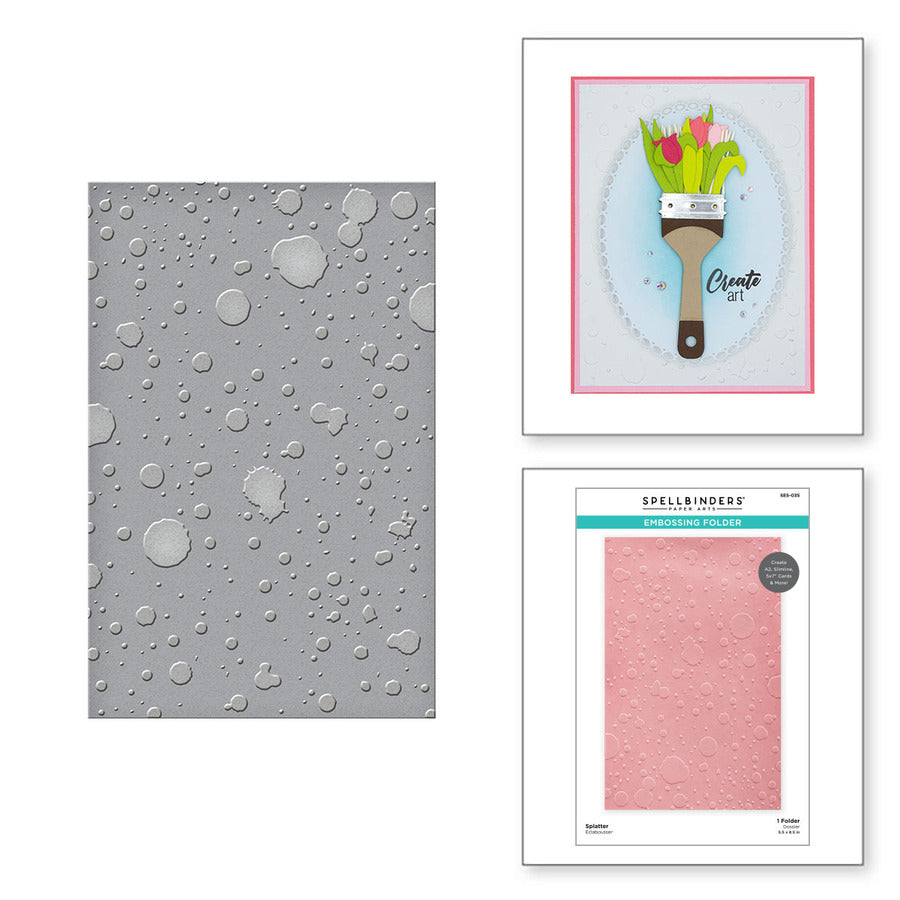Dossier de gaufrage Splatter de la collection Celebrate You