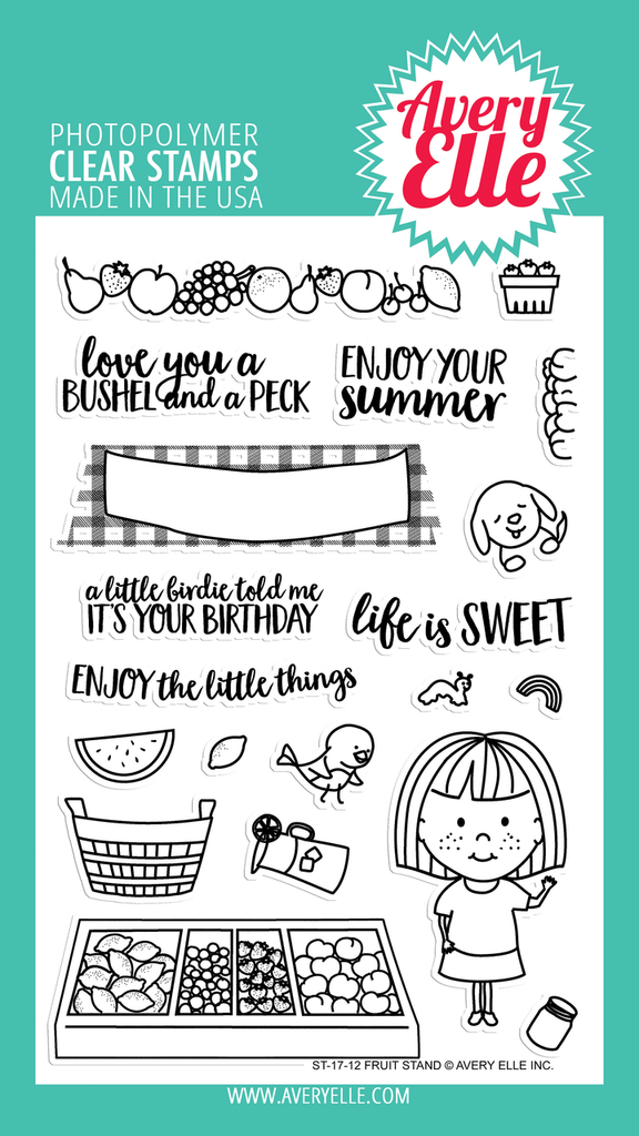 Fruit Stand Clear Stamp*