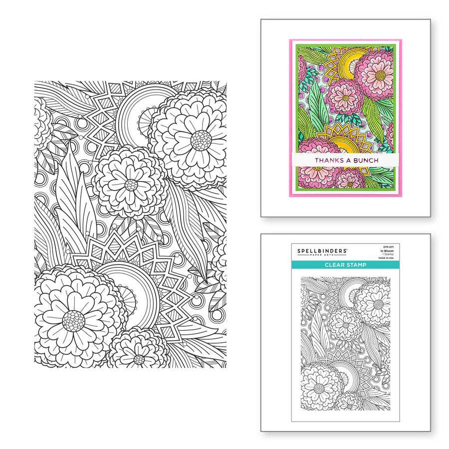 In Bloom Clear Stamp Set from the Cardmaker II Collection