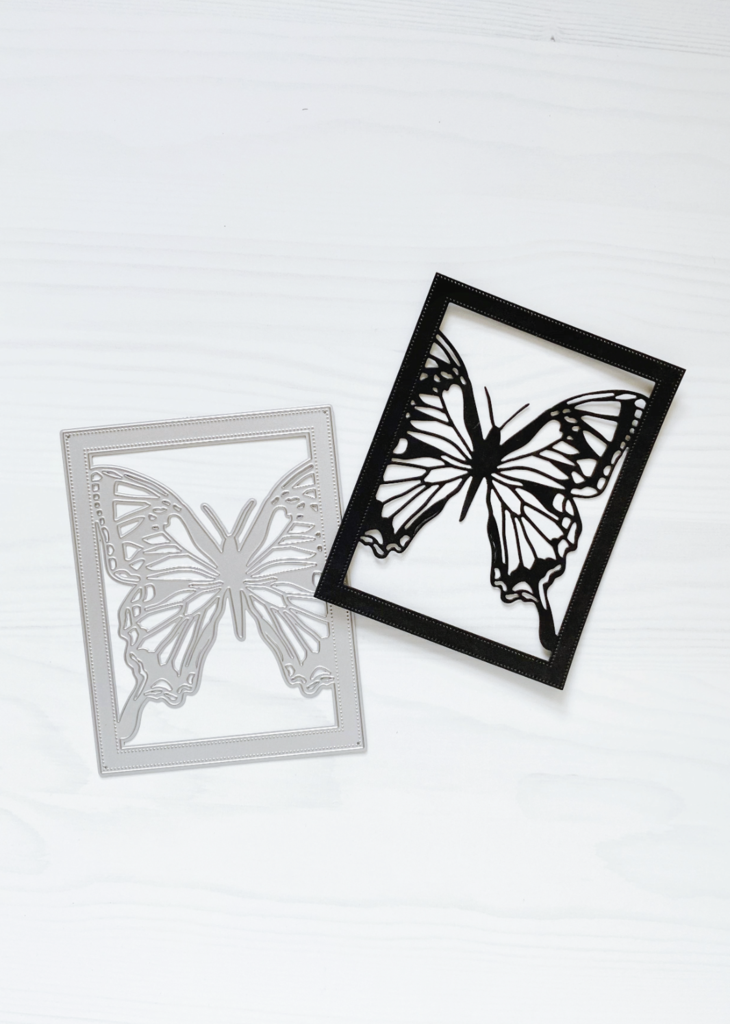 Matrice de plaque de recouvrement papillon machaon